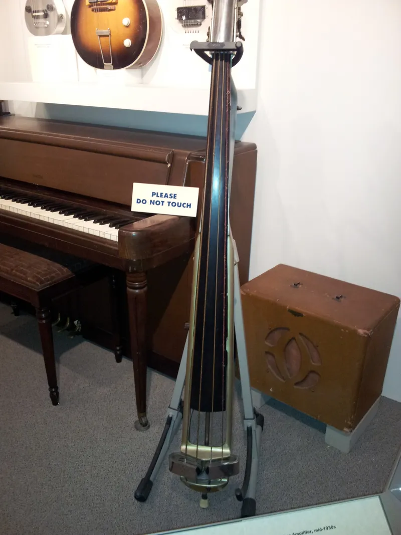 Rockabilly Slap Bass Wear Marks Tell a Rhythm Story