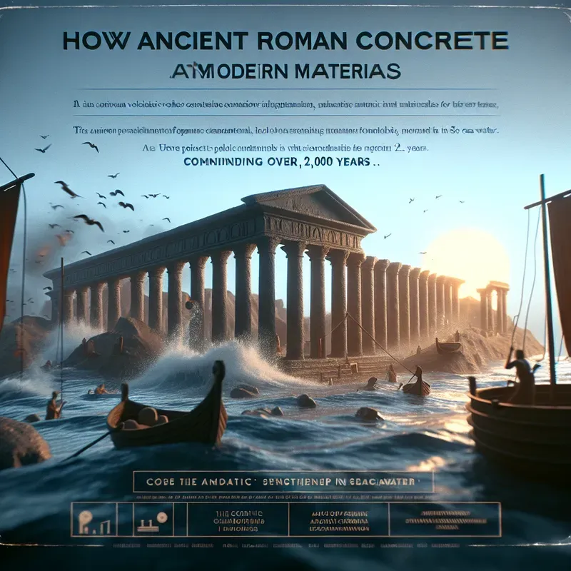 How Ancient Roman Concrete Outlasts Modern Materials