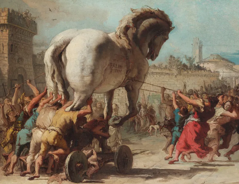 The Ingenious Wooden Horse that Deceived Troy